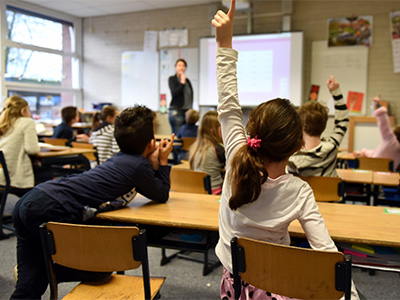Pupils in a classroom