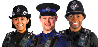 Generic image of three police officers