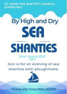 Sea Shanties sung by the local group 'High and Dry'.